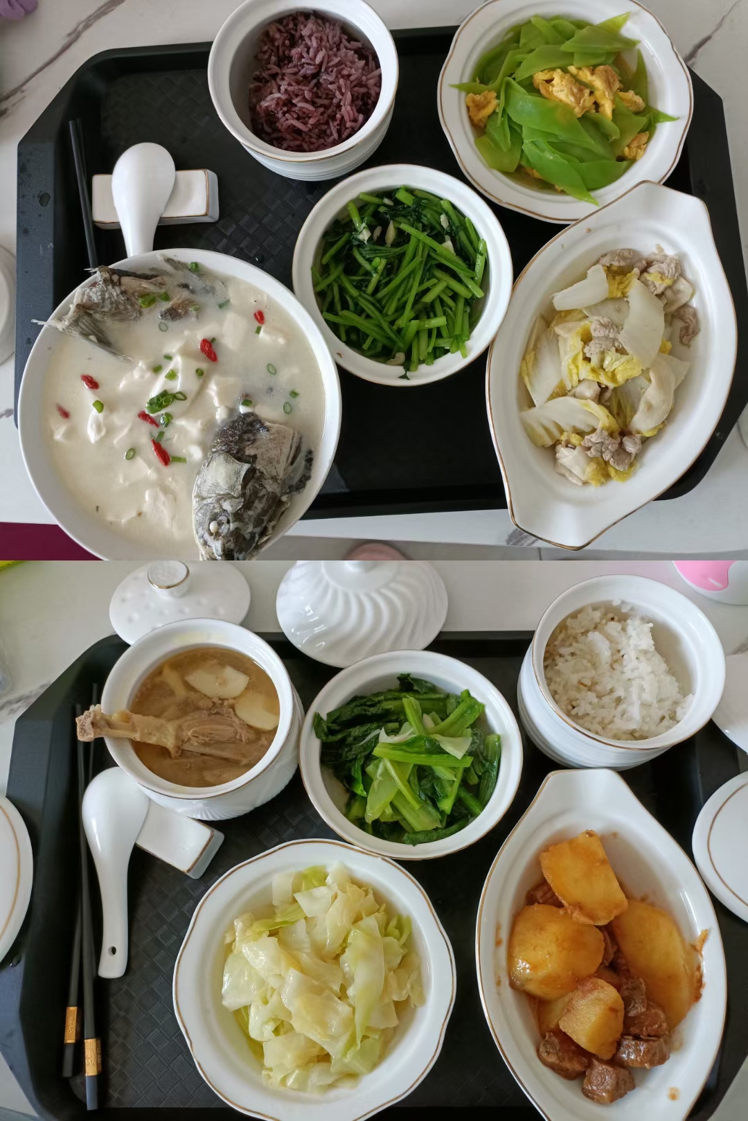 林金秀制作的月子餐