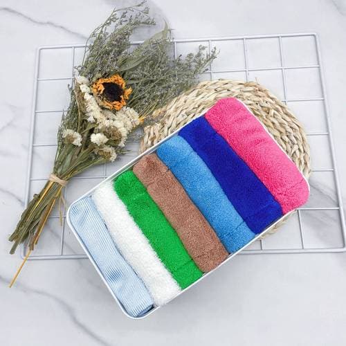 雅茹家政使用的分区色标毛巾，杜绝交叉感染